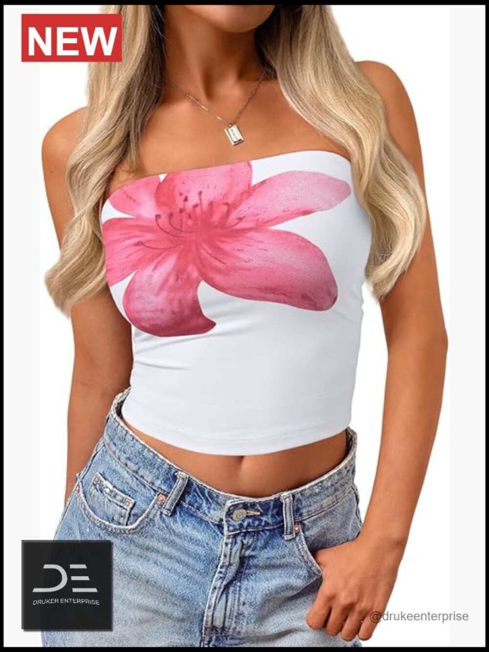 Butter Soft Non-Slip Strapless Crop Top Y2K Tube Top Stretchy Bandeau Summer
